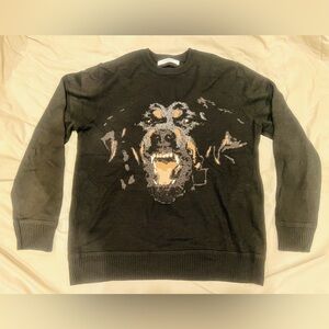 Givenchy  Wool Sweater, black, XXL，like new